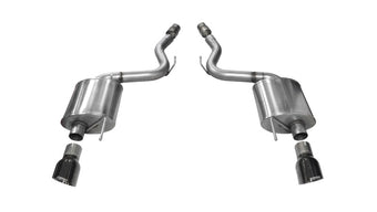 compare product Corsa 2015-2017 Ford Mustang GT 5.0 3in Axle Back Exhaust Black Dual Tips (Touring)
