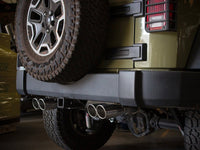 aFe Rebel Series 2.5in 409 SS Axle - Back Exhaust Polished 07 - 18 Jeep Wrangler (JK) V6 - 3.6L/3.8L - My Store
