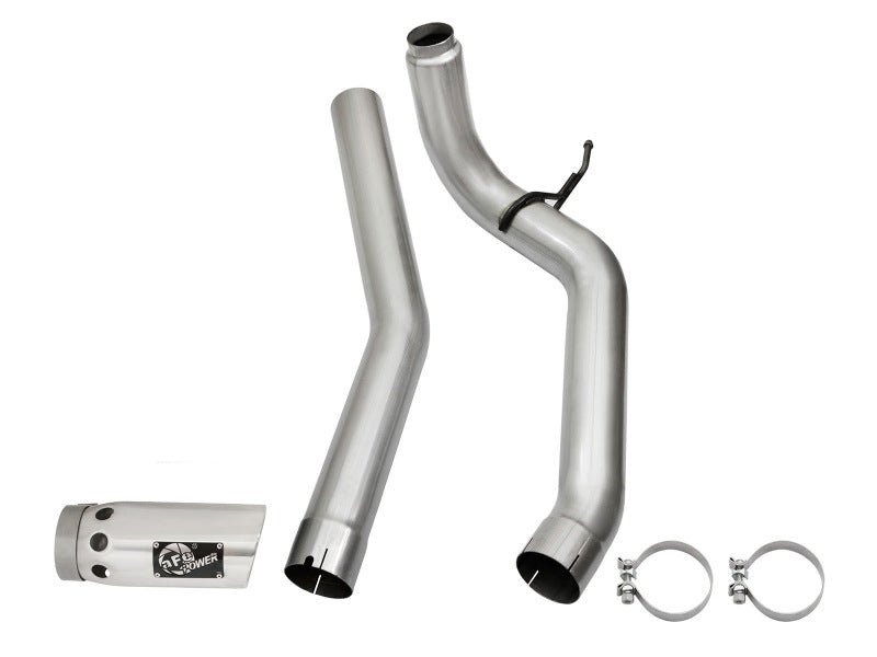 aFe LARGE Bore HD Exhausts 4in DPF - Back SS - 409 2016 Nissan Titan XD V8 - 5.0L CC/SB (td) - My Store