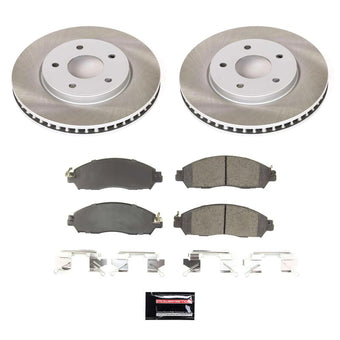 compare product Power Stop 18-24 Nissan LEAF Front Semi-Coated Rotor Kit