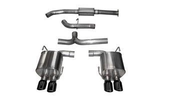 compare product Corsa 2015-2021 Subaru WRX Cat Back Exhaust Black Quad 3.5in Tips *Sport*