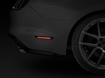 compare product Raxiom 15-22 Ford Mustang Axial Series LED Side Marker Lights Rear (Smoked)