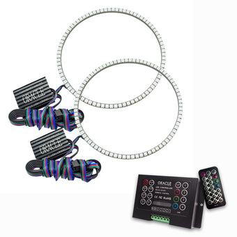 compare product Oracle Hummer H1 92-06 LED Waterproof Halo Kit - ColorSHIFT w/ 2.0 Controller