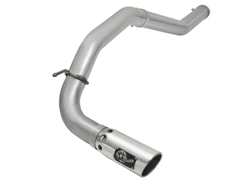 aFe Atlas Exhaust 5in DPF - Back Al Steel 2016 Nissan Titan XD V8 - 5.0L Polished Tip - My Store