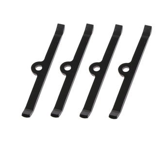 compare product Moroso Chevrolet Small Block Valve Cover Hold Downs - Steel - Black Powder Coat - Set of 4