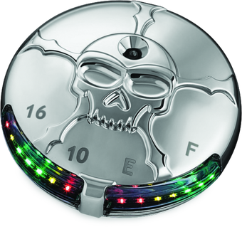 compare product Kuryakyn Zombie Fuel & Battery Gauge Chrome