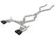 aFe MACH Force - Xp 3.5in. 304 SS C/B Exhaust w/o Muffler 15 - 18 BMW X5 M V8 - 4.4L (tt) - Black Tip - My Store