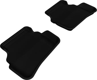compare product 3D MAXpider 2008-2014 Mercedes-Benz C-Class Sedan W204 Kagu 2nd Row Floormats - Black