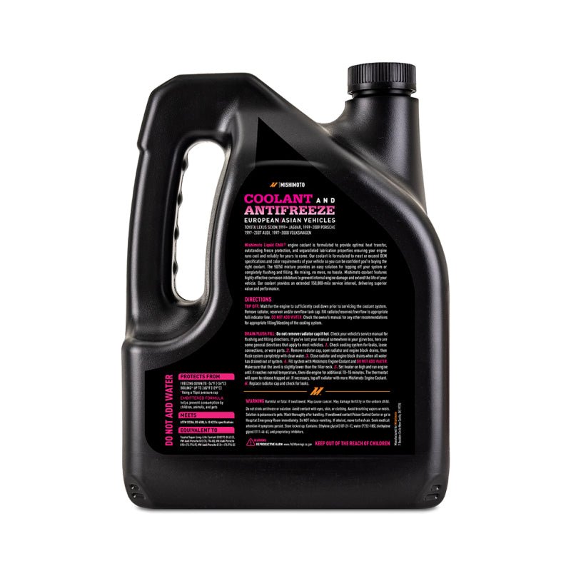 Mishimoto Liquid Chill EG Coolant, European/Asian Vehicles, Pink/Red - My Store