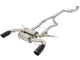 aFe MACHForce XP SS - 304 Black Tip 3.0in - 2.5in Dia Cat Back Exhaust 11 - 13 BMW 335i (E90/E92) 3.0L - My Store