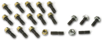 compare product Moroso Chevrolet Small Block Oil Pan Stud Kit - Steel - Set of 18