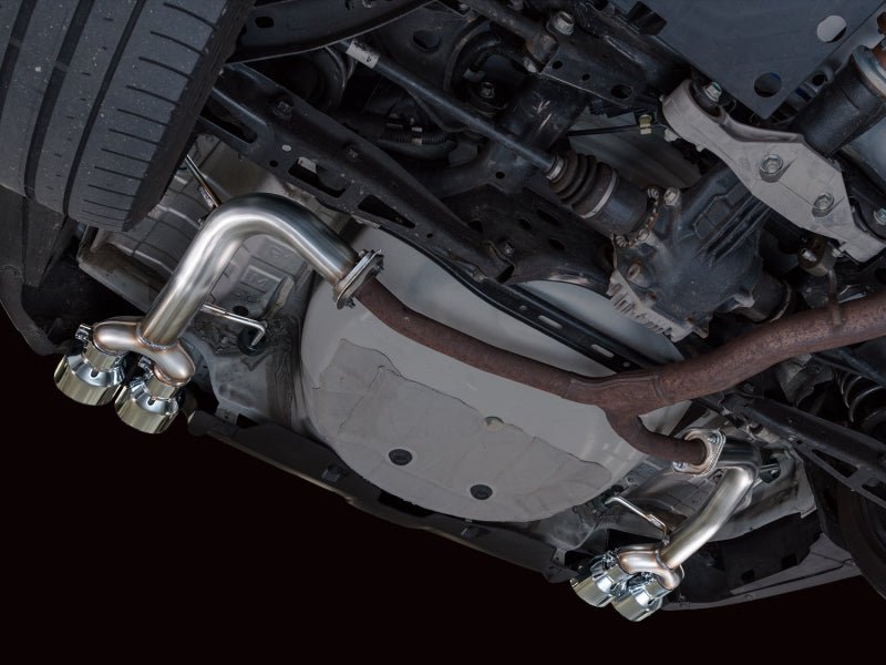 AWE Tuning 22 - 25 Subaru VB WRX Track Edition Axle - Back Exhaust - Chrome Silver Tips - My Store