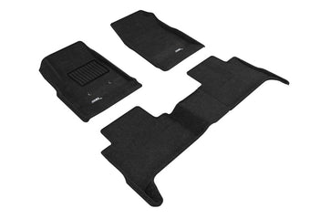 compare product 3D MAXpider 15-22Chevrolet Colorado Crew Cab Elegant 1st 2nd Row - Floor Mat Set (Black)
