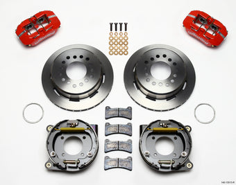 compare product Wilwood Dynapro Low-Profile 11.00in P-Brake Kit - Red BOP Axle 2.75in Bearing 2.75 Offset