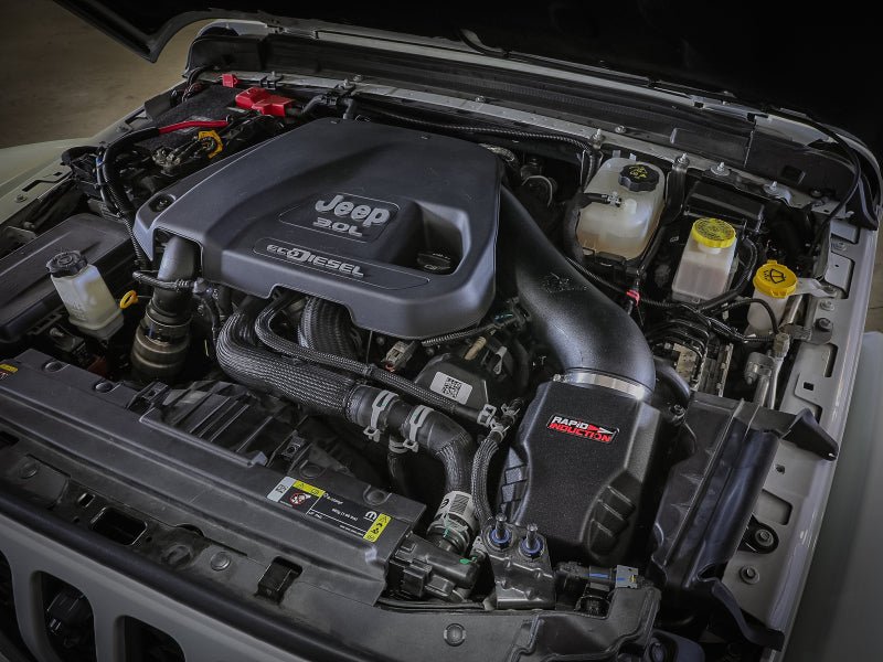 aFe Rapid Induction Cold Air Intake System w/Pro 5R Filter 20 - 21 Jeep Wrangler V6 3.0L - My Store