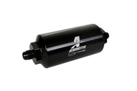Aeromotive In - Line Filter - (AN - 6 Male) 10 Micron Microglass Element Bright Dip Black Finish - My Store