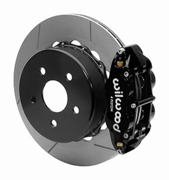 compare product Wilwood 2020+ Jeep Gladiator (JT) Narrow Superlite 4R Rear Slotted Brake Kit 14.00in Black w/ Lines