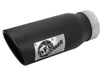 compare product aFe MACH Force-Xp Universal Exhaust Tip 3-1/2ININ x 4-1/2IN Outlet x 12IN Black Left Side Exit