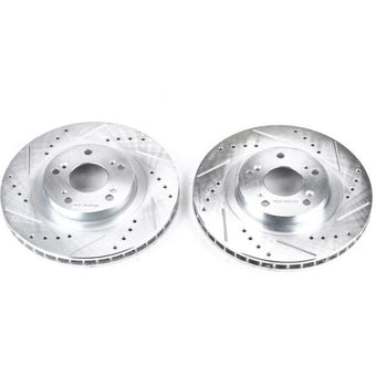 compare product Power Stop 13-15 Acura ILX Front Evolution Drilled & Slotted Rotors - Pair