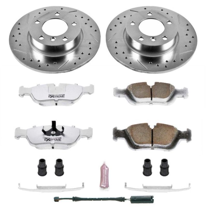 Power Stop 95 - 99 BMW 318ti Front Z26 Street Warrior Brake Kit - My Store