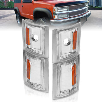 compare product ANZO 1994-1998 Chevrolet Blazer Corner Lights Clear Lens w/ Amber Reflector