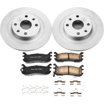 compare product Power Stop 97-03 Ford Escort Rear Z17 Evolution Geomet Coated Brake Kit