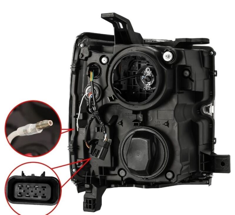 AlphaRex 15 - 19 Chevy Silverado 2500/3500 LUXX - Series Proj. Headlights Chrome w/Actv SeqSig & DRL - My Store