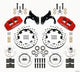 Wilwood Dynapro 6 Front Hub Kit 12.19in Drilled Red 69 - 70 Impala Drum/Disc 69 - 82 Vette - My Store