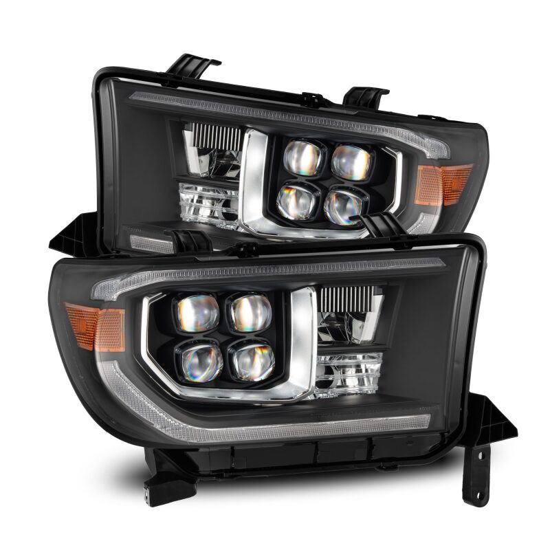AlphaRex 07 - 13 Toyota Tundra / 08 - 17 Sequoia NOVA LED Proj HL Black w/Actv Light Seq. Sig + DRL - My Store