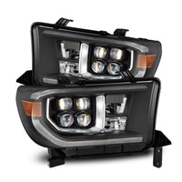 AlphaRex 07 - 13 Toyota Tundra / 08 - 17 Sequoia NOVA LED Proj HL Black w/Actv Light Seq. Sig + DRL - My Store