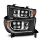 AlphaRex 07 - 13 Toyota Tundra / 08 - 17 Sequoia NOVA LED Proj HL Black w/Actv Light Seq. Sig + DRL - My Store