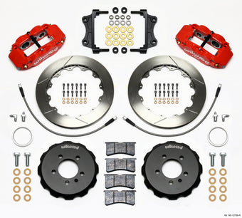 compare product Wilwood Narrow Superlite 6R Front Hat Kit 12.88in Red 06-12 Volkswagen GTI w/ Lines
