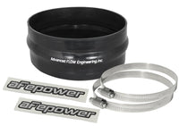 aFe Magnum FORCE CAI Univ. Silicone Coupling Kit (6 - 1/4in. ID / 2 - 3/4in. L) Straight w/Hump - Black - My Store