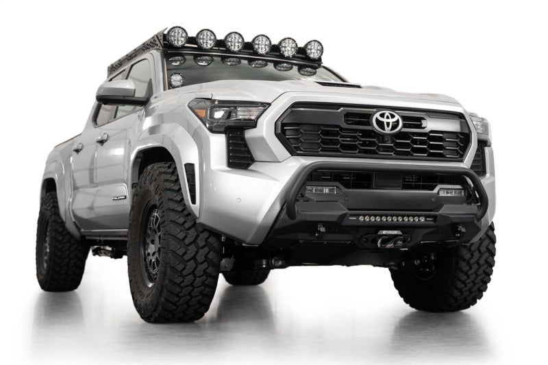 ADD 2024+ Toyota Tacoma Stealth Center Mount Winch Front Bumper w/ Top Hoop - My Store