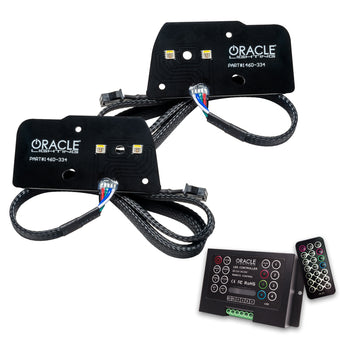 compare product Oracle 21-22 Ford F-150 ColorSHIFT RGB+W Headlight DRL Upgrade Kit w/ 2.0 Controller