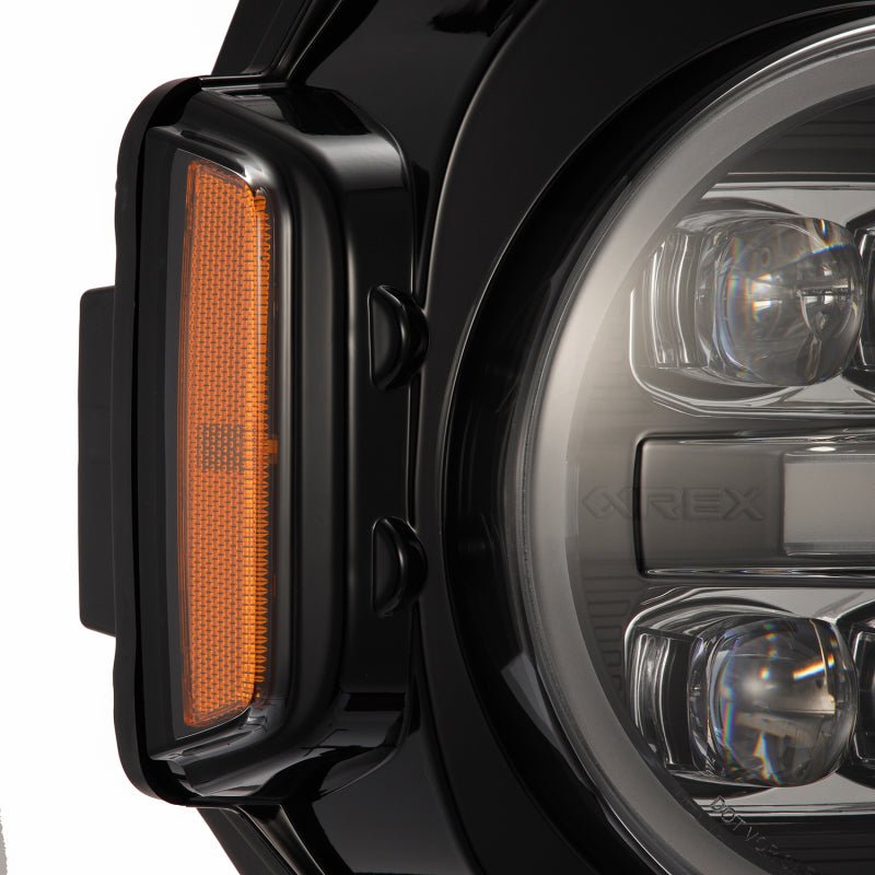 AlphaRex 21 - 23 Ford Bronco NOVA LED Projector Headlights Black - My Store