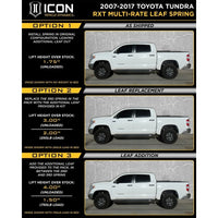 ICON 2007+ Toyota Tundra Multi Rate RXT Leaf Pack w/Add In Leaf - My Store