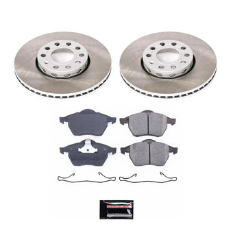 compare product Power Stop 96-98 Audi A4 Quattro Front Semi-Coated Rotor Kit