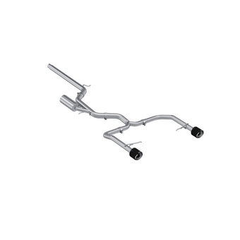 compare product MBRP 2022 VW Jetta GLI 2.0 TSI 3in Cat Back T304 SS 2.5in Dual Split Rear w/ Carbon Fiber Tips
