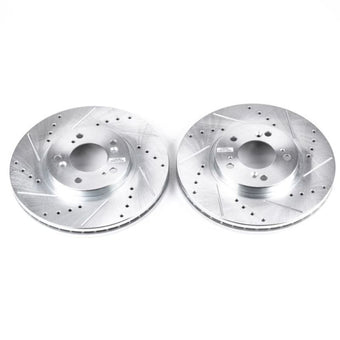 compare product Power Stop 99-04 Acura RL Front Evolution Drilled & Slotted Rotors - Pair