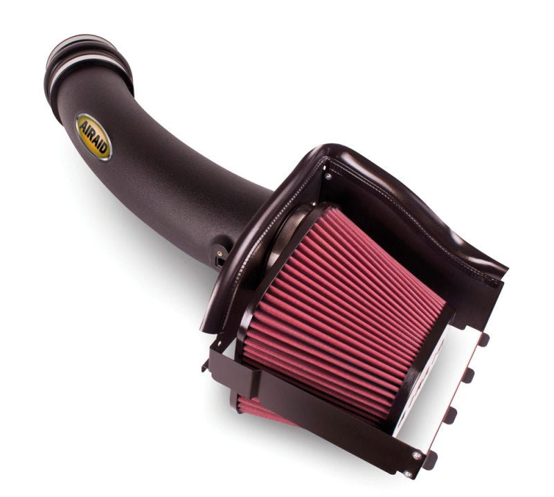 Airaid 10 - 14 Ford SVT Raptor / 11 - 13 F - 150 6.2L CAD Intake System w/ Tube (Dry / Red Media) - My Store