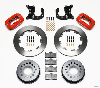 compare product Wilwood Forged Dynalite P/S Rear Kit Red New Big Ford 2.50in Offset