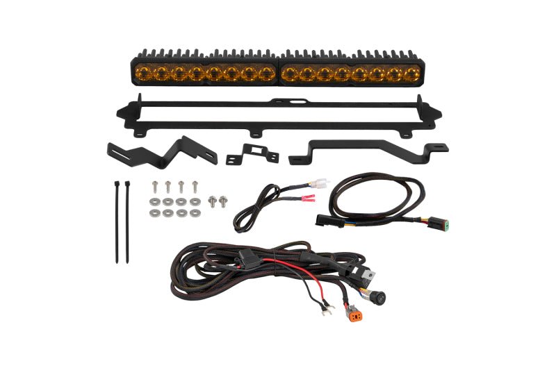 Diode Dynamics 2022 - 2026 Toyota Tundra Pro Grille SS20 Pro LED Kit Yellow Driving 3000K - My Store
