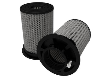 compare product aFe MagnumFLOW Air Filters 3in F x 5-1/2in B x 5-1/4in T (Inverted) x 8in H - Pair