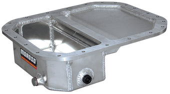compare product Moroso Mazda 13B Rotary (w/Front Sump) Drag Race Baffled Wet Sump 6.25qt 4in Aluminum Oil Pan