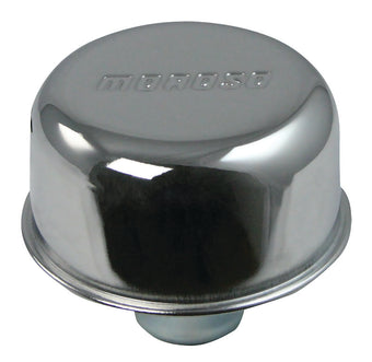 compare product Moroso Valve Cover Breather - Street Cars w/PCV Setup - One Piece Push-In Type - Chrome Plated