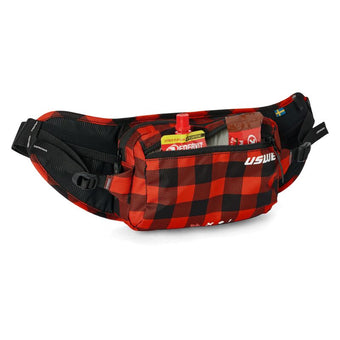 compare product USWE Waist Hip Pack 2L - Flannel Red