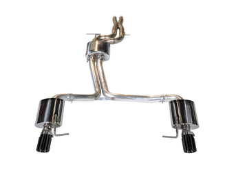 compare product AWE Tuning Audi C7 A6 3.0T Touring Edition Exhaust - Dual Outlet Diamond Black Tips