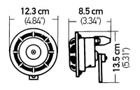 Hella Supertone Horn Set 24V 84w Black - My Store