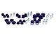 SuperPro 90 - 97 Mitsubishi Montero LS Control Arm & Trailing Arm Bushing Kit - (65mm Trailing Arm) - My Store